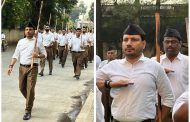 विजयादशमी पथसंचलनात भाजप शहराध्यक्ष शत्रुघ्न काटे यांचा सहभाग; शिस्त, एकात्मता आणि राष्ट्रभक्तीचे दर्शन