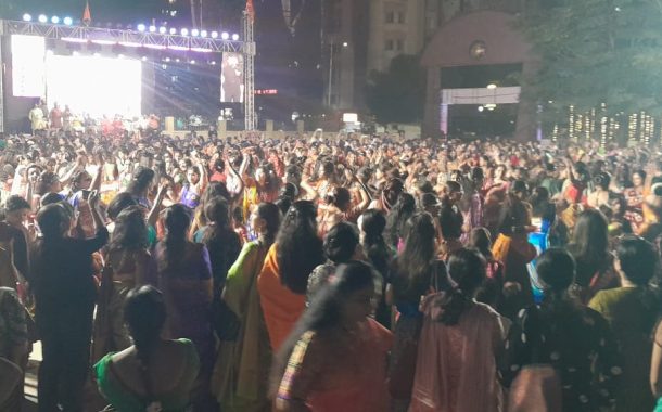 उन्नती सोशल फाउंडेशनचा दांडिया महोत्सव जल्लोषात संपन्न..!