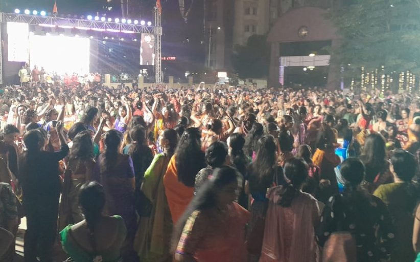 उन्नती सोशल फाउंडेशनचा दांडिया महोत्सव जल्लोषात संपन्न..!