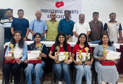 औद्योगिक क्रीडा संघटनेच्या ६३ व्या कॅरम स्पर्धेला उत्स्फूर्त प्रतिसाद; ४७ कंपन्यांतील २२९ खेळाडूंचा सहभाग